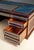2020s Italian Walnut & Blue Onyx Executive Pedestal Desk With Leather Writing Surface For Sale - Image 5 of 6