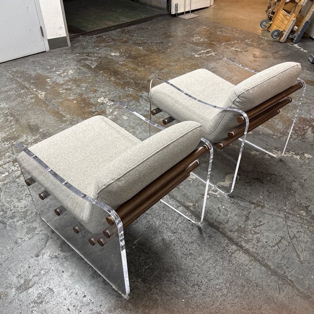 Four Hands Cassius Lounge Chairs, Pair For Sale In San Francisco - Image 6 of 12