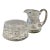 1960s Creamer Pitcher and Sugar Bowl Set Tralee by Waterford Crystal For Sale