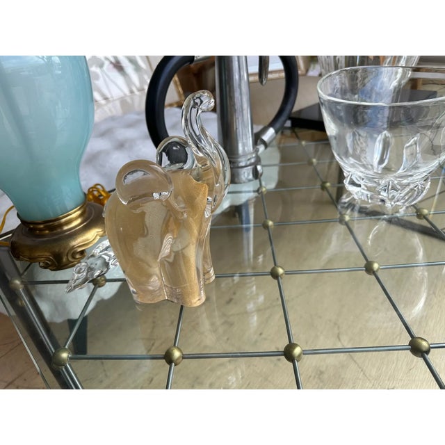 Jean Royère Jean Royere Eiffel Tower Bronze Glass Cocktail Table For Sale - Image 4 of 4