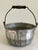 Vintage Galvanized Metal Pail With Wooden Handle For Sale In Orlando - Image 6 of 8