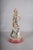Brown Art Deco Silver-Plated Lady with Borzoi Sculpture, 2001 For Sale - Image 8 of 8