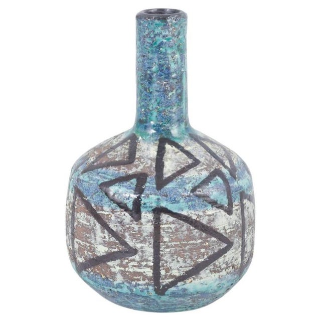 1960s Ceramic Vase with Abstract Pattern by Ingrid Atterberg for Upsala-Ekeby, 1960s For Sale - Image 5 of 5
