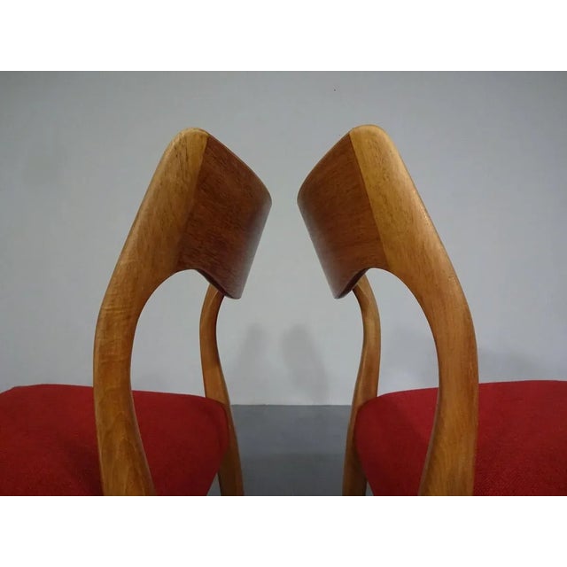 Set of Danish Oak Dining Chairs, 1960s For Sale - Image 12 of 17