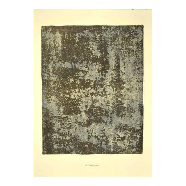 Jean Dubuffet, Decay, Original Lithograph, 1959 For Sale
