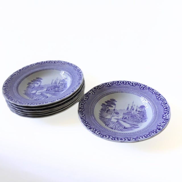 Large Antique Deep Plates from Rörstrand, Set of 6 For Sale - Image 5 of 5