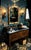Hans Kögl Vintage Hollywood Regency Hans Kogl Style Gold Gilt Metal Palm Frond Crystal Wall Mirror For Sale - Image 4 of 9