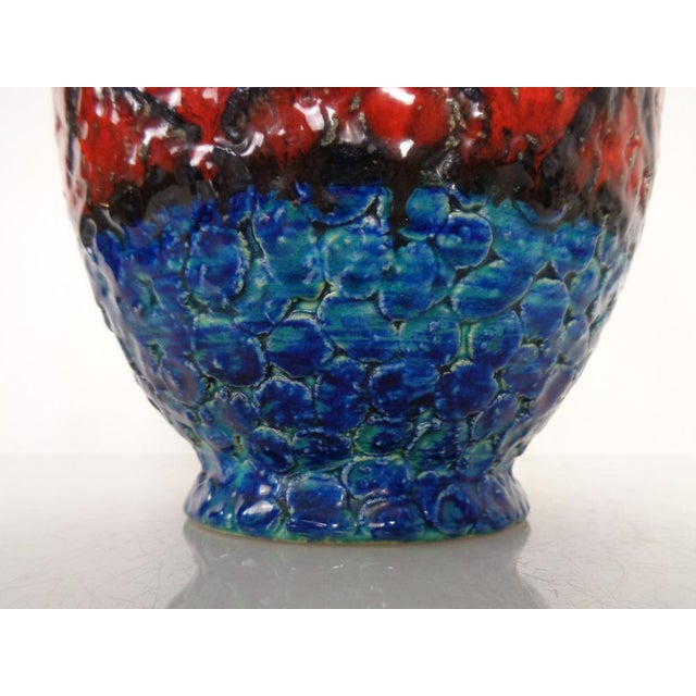 Pop Art 216-25 Ceramic Vase from Bay Keramik, Germany, 1970s For Sale - Image 17 of 18