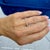 Rose Ladies 18k Rose Gold 1.02ctw Round Diamond Full Eternity Wedding Band Ring For Sale - Image 8 of 8