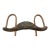 Authentic Antique Wooden Ox Yoke – Hand-Carved Farm Implement Wall Sculpture, 54" For Sale