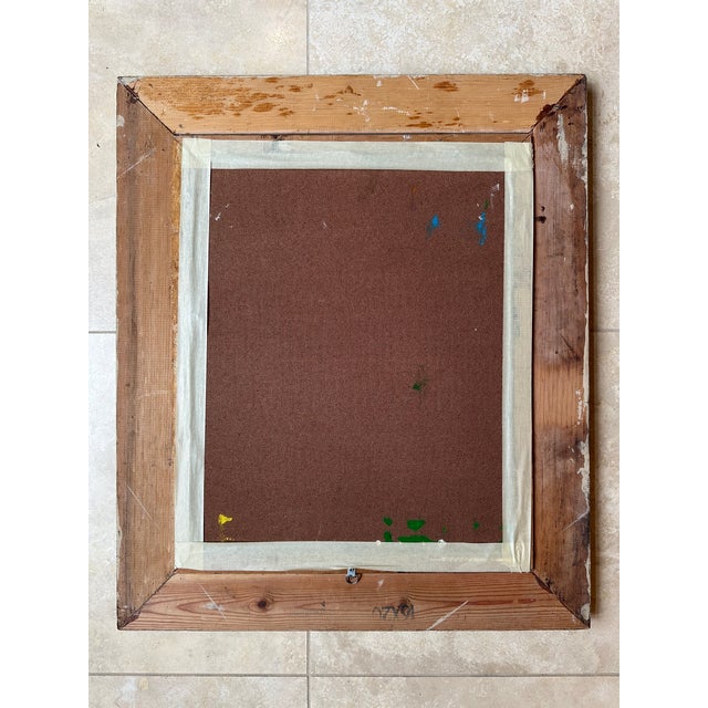 1970 Original Peter Keil Painting Framed For Sale - Image 6 of 6