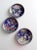 Late 20th Century Vintage Ching-T'ai Ian Artist Workshop Cloissone Enamel Plates - Set of 3 For Sale - Image 5 of 13
