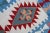 1980s 1980s Geometric Hand Knotted Wool Small Kilim Rug For Sale - Image 5 of 7
