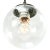 Mid-Century Modern Vintage Dutch Bubble Glass & Brass Globe Pendant Lamp For Sale - Image 3 of 7