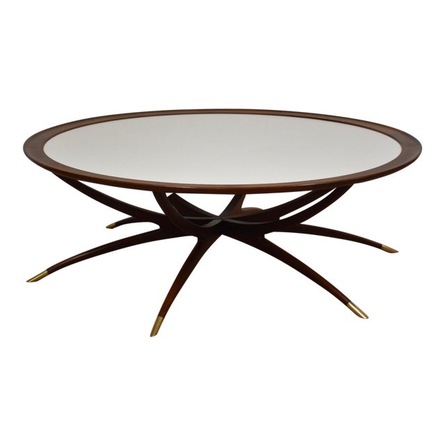 Danish Spider Leg Round Coffee Table Chairish