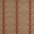SAMPLE - Schumacher x Celerie Kemble Acanthus Stripe Sisal Wallpaper In Mocha For Sale