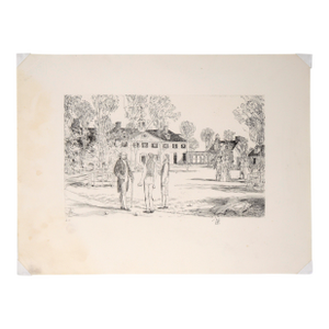 Bowling on the Green (From the Bicentennial Pageant of George Washington) by Childe Hassam