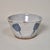 Ceramic Handmade Flared Studio Pottery Bowl With Blue Botanical Brushstroke Pattern & Milky White Glaze For Sale - Image 7 of 13