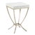 Brandon Side Table - Silver For Sale