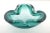 Vintage Italian green Murano glass ashtray or bowl / Made in Italy, circa 1960s Measures: diameter 6 inches, height 2.5...