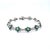 7.35 Ct Natural Emerald & Diamond Tennis Bracelet For Sale - Image 9 of 9