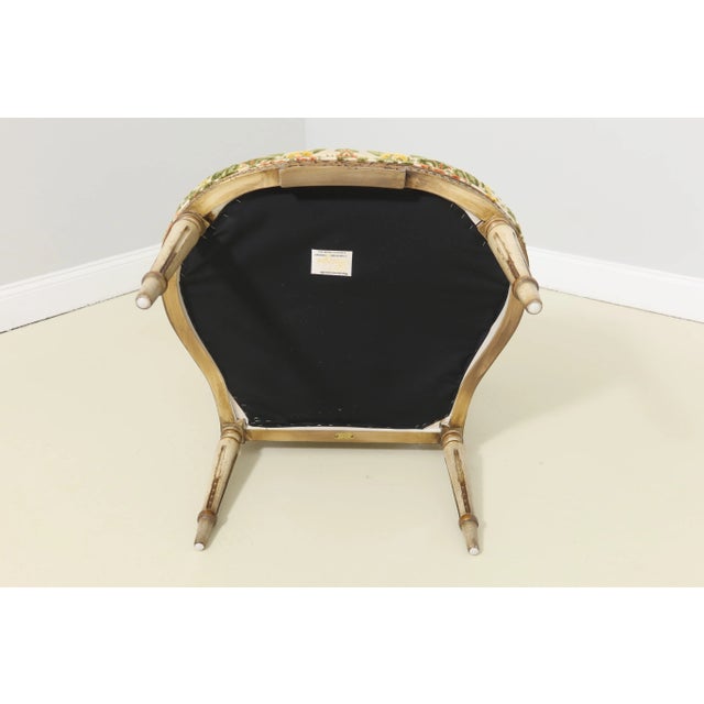 Pair Karges Louis XVI Style Fauteuil Open Armchairs For Sale - Image 10 of 13