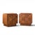 Lane Brutalist Mid Century Walnut Nightstands - Pair Each nightstand measures: 26 wide x 17 deep x 25 inches high Fair...