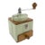 Vintage Peugeot Frères French Coffee Grinder in Sage Green, Mid-20th Century For Sale