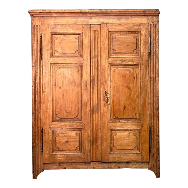 Antique Fir Wardrobe, 1700s For Sale