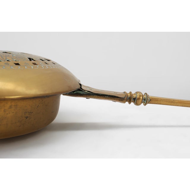 Gold Antique Belgian Brass Bedpan, 17th century For Sale - Image 8 of 14