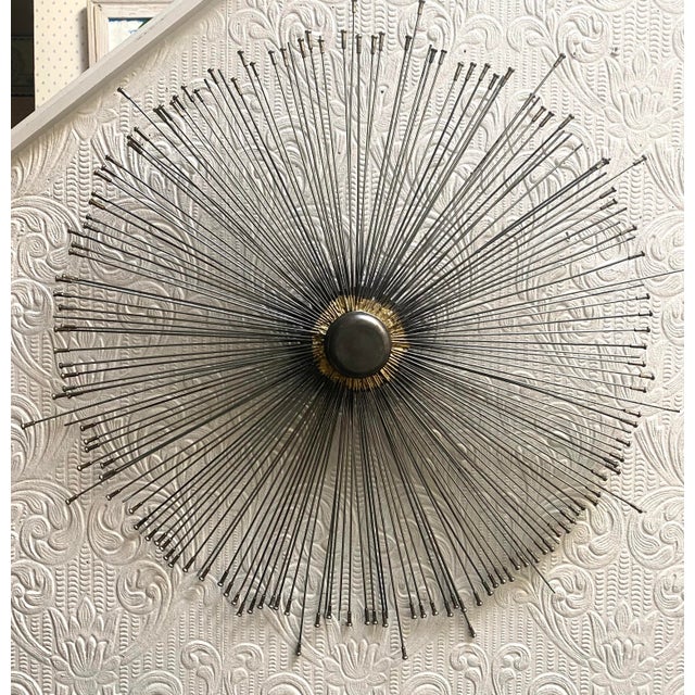 These are spectacular examples of Curtis Jere mid-century sculptures. These two are made of actual bicycle spokes many of...