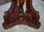 Brown Vintage Carved Mahogany Regency Style Tall Pedestal/Plant Stand For Sale - Image 8 of 11