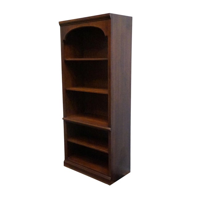 Late 20th Century Thomasville Furniture Combinations 321 Collection Solid Cherry Traditional Style 32" Bookcase / Wall Unit 32141-810 For Sale - Image 5 of 10