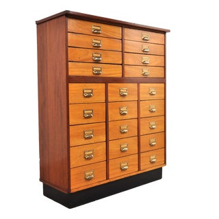 Vintage Mahogany Chest of Drawers, 1950s For Sale