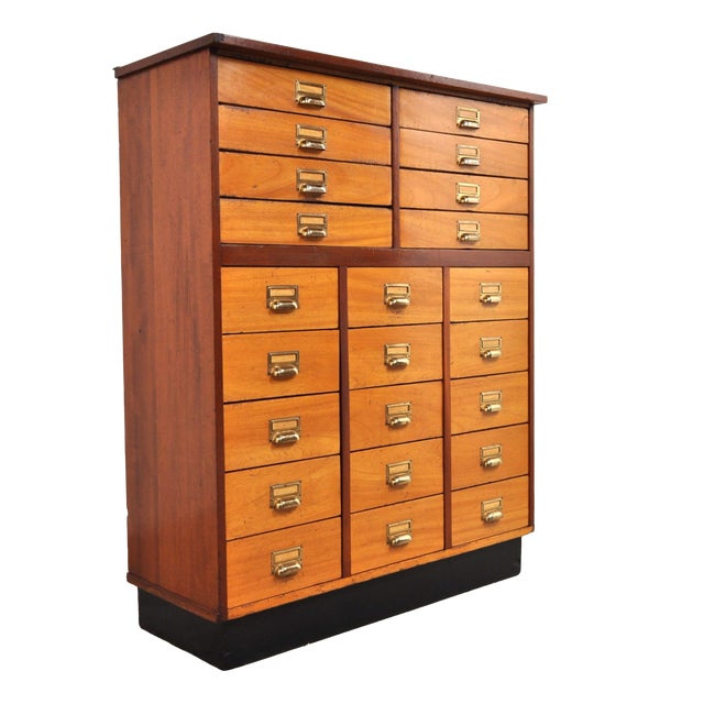 Vintage Mahogany Chest of Drawers, 1950s For Sale