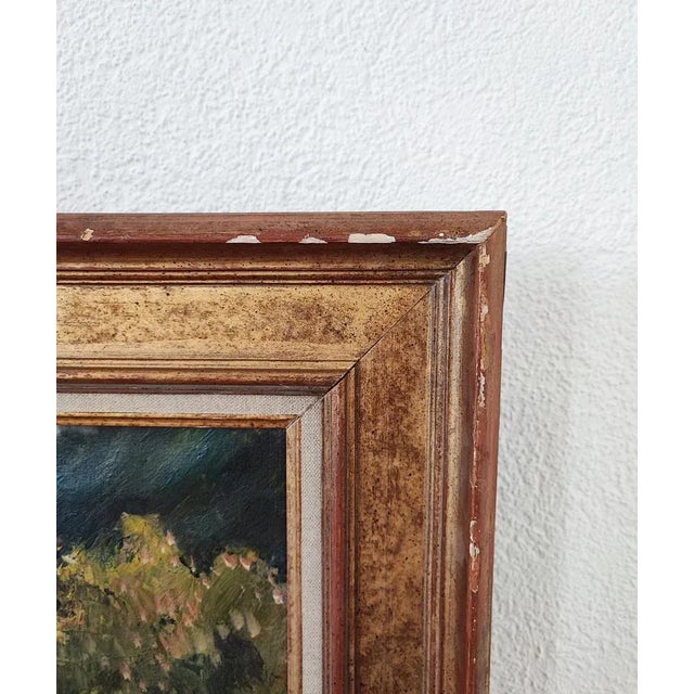 Georges Darel, Pêcheur au bord de l'Arve, Oil on Canvas, Framed For Sale - Image 7 of 10