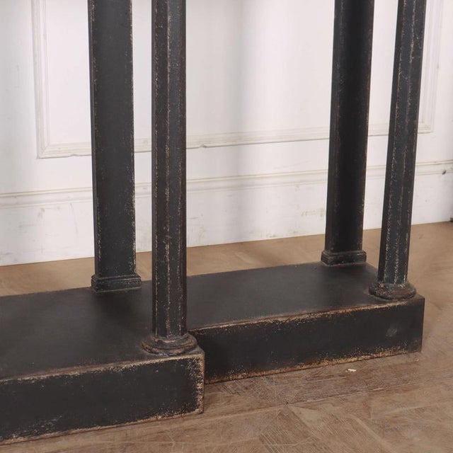 English Painted Beech Console Table, 1920s For Sale - Image 6 of 12