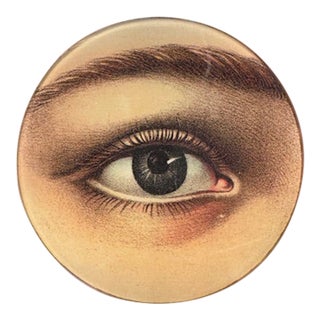 John Derian Decoupage "Eye" Plate For Sale