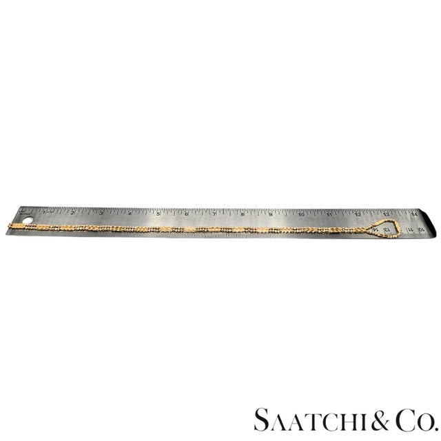 18k (750) Yellow Gold: Bracelet / Bangel / Necklace, Magnetic Chain. For Sale - Image 13 of 14