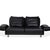 Modern Dark Blue Leather 510 Three-Seater Sofa with Manual Function from Rolf Benz For Sale - Image 3 of 13