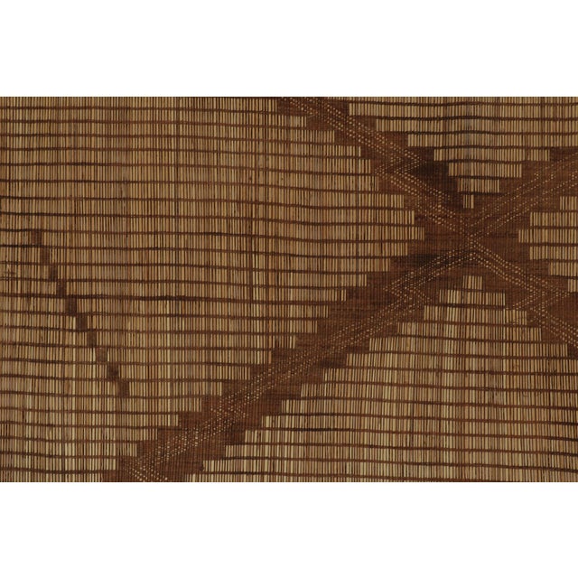 Animal Skin Vintage Moroccan Tuareg Runner With Diamond Grid in Beige & Brown - Rug & Kilim For Sale - Image 7 of 10