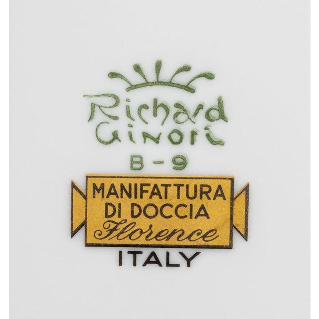 Set of Eight Richard Ginori Porcelain Bread and Butter Plates For Sale In New York - Image 6 of 6