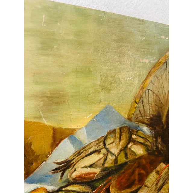 Vintage Still Life Painting For Sale - Image 4 of 10