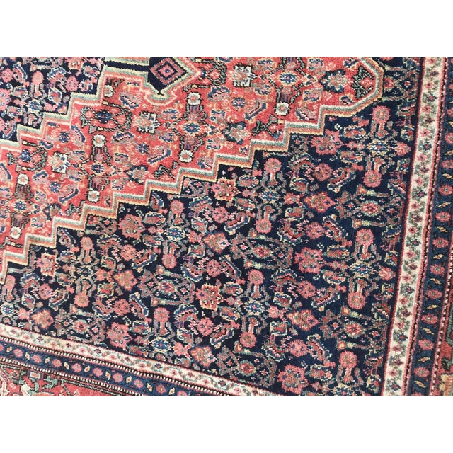 Antique Senneh Rug, 1890s For Sale - Image 3 of 18