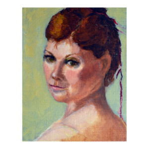 Portrait of a Woman With Green Eyes by Patricia Gillfillan