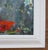 Original Still Life Acrylic Painting of Bouquet of Red Poppies Flowers Floral Signed Erna Freisinger Mid Century Modern For Sale - Image 4 of 6