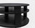 Vintage Circular Wooden Coffee Table in Black Finish For Sale In New York - Image 6 of 6