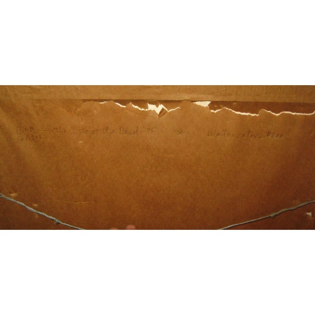 Abstract Isle of the Dead Abstract Painting by Bob Gasoi For Sale - Image 3 of 13