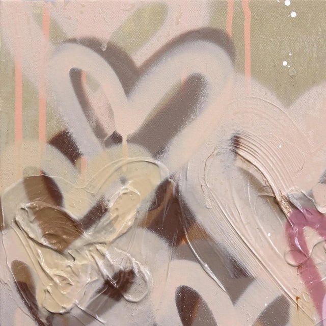 Los Angeles artist Amber Goldhammer paints dramatic abstract compositions in acrylic on canvas featuring energetic...