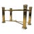 Italian Brass Console Table Base After Mastercraft For Sale